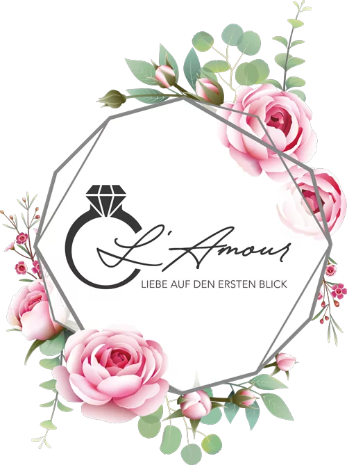 Das Logo der Firma L'Amour Brautmoden